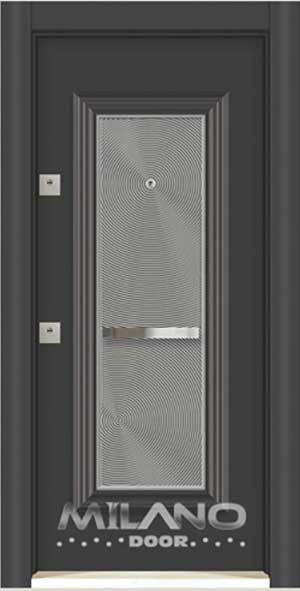 Kabartma PVC-Antrasit/HG.İnoks-206